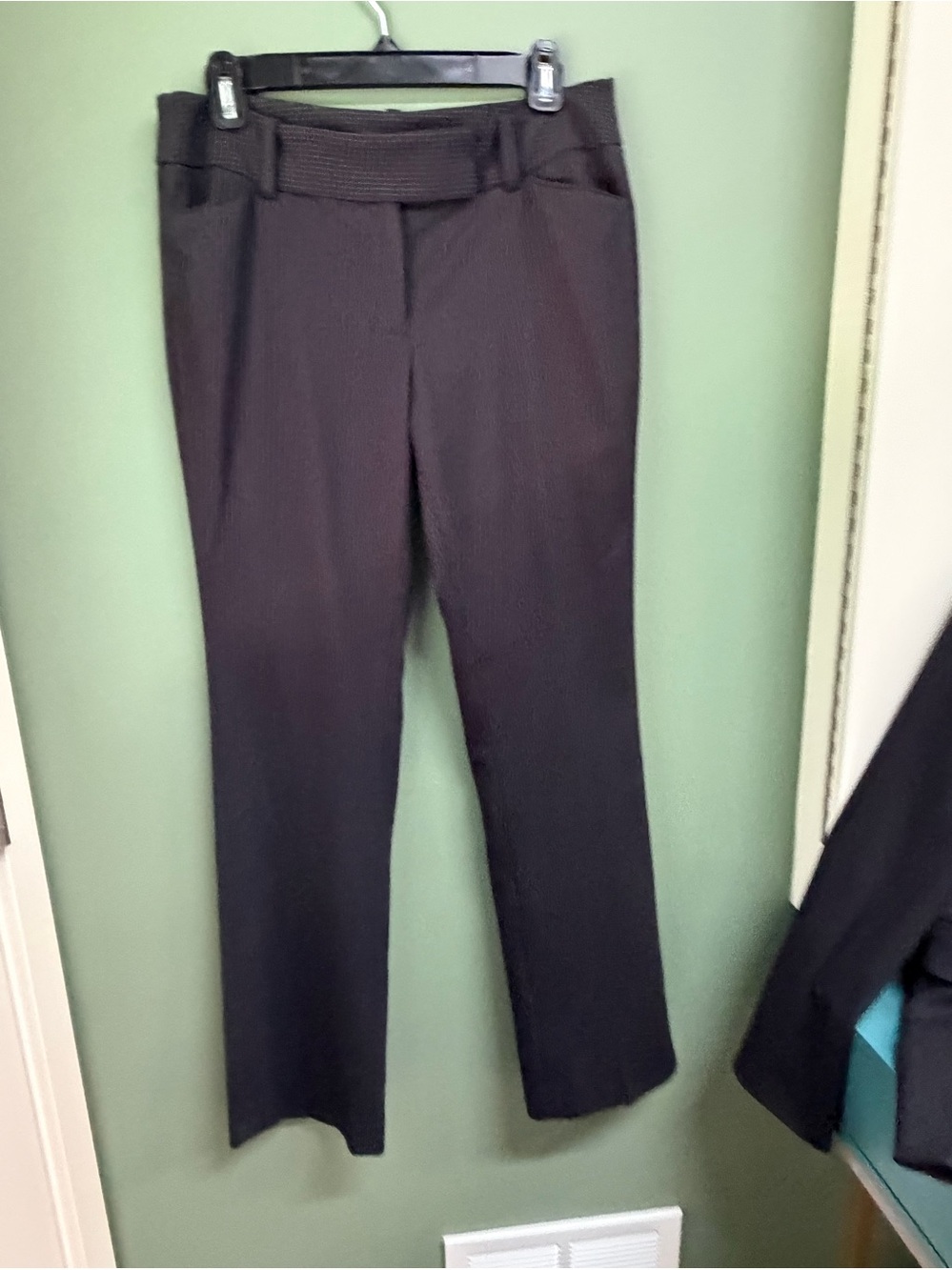 White House Black Market Women’s Black pinstripe pants